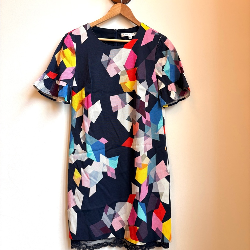 Trina Turk Multicolor Geometric Dress
